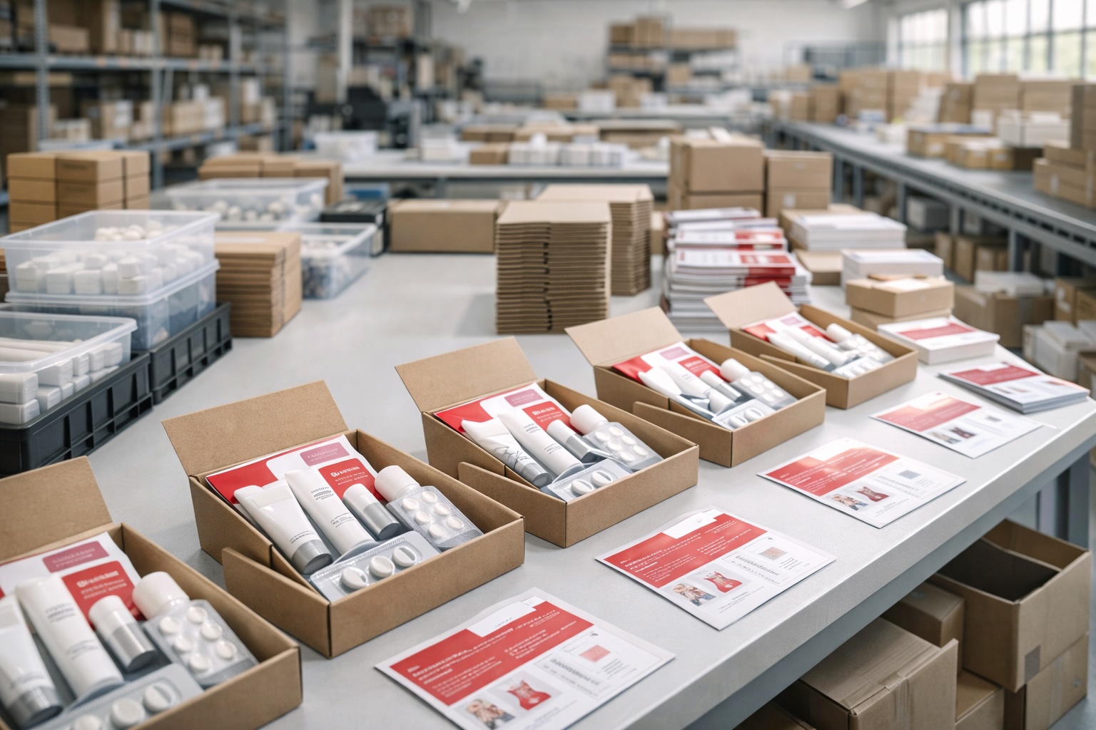 Konfektionierung von Aktionssets