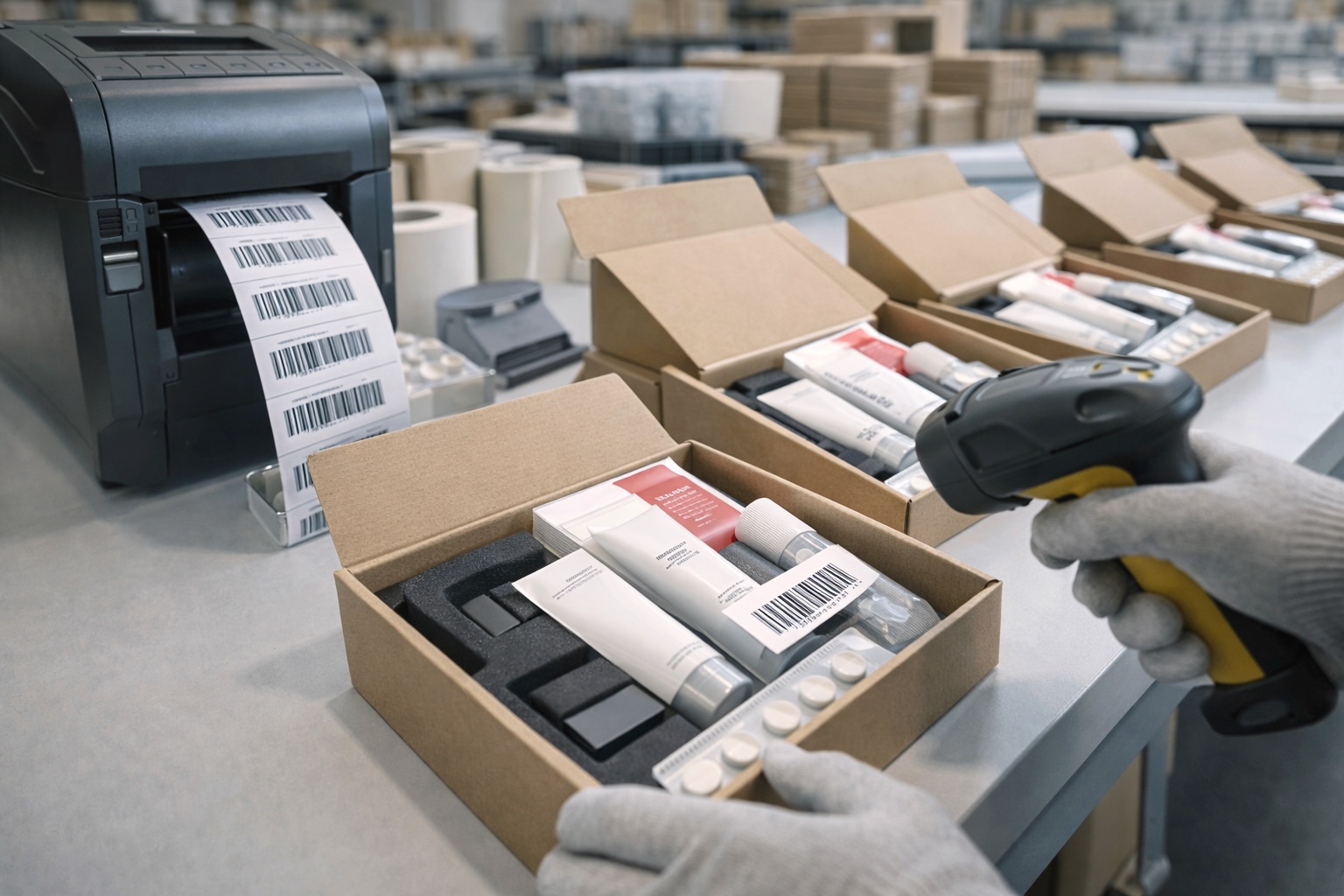 Etikettieren und Kennzeichnen von Produkten