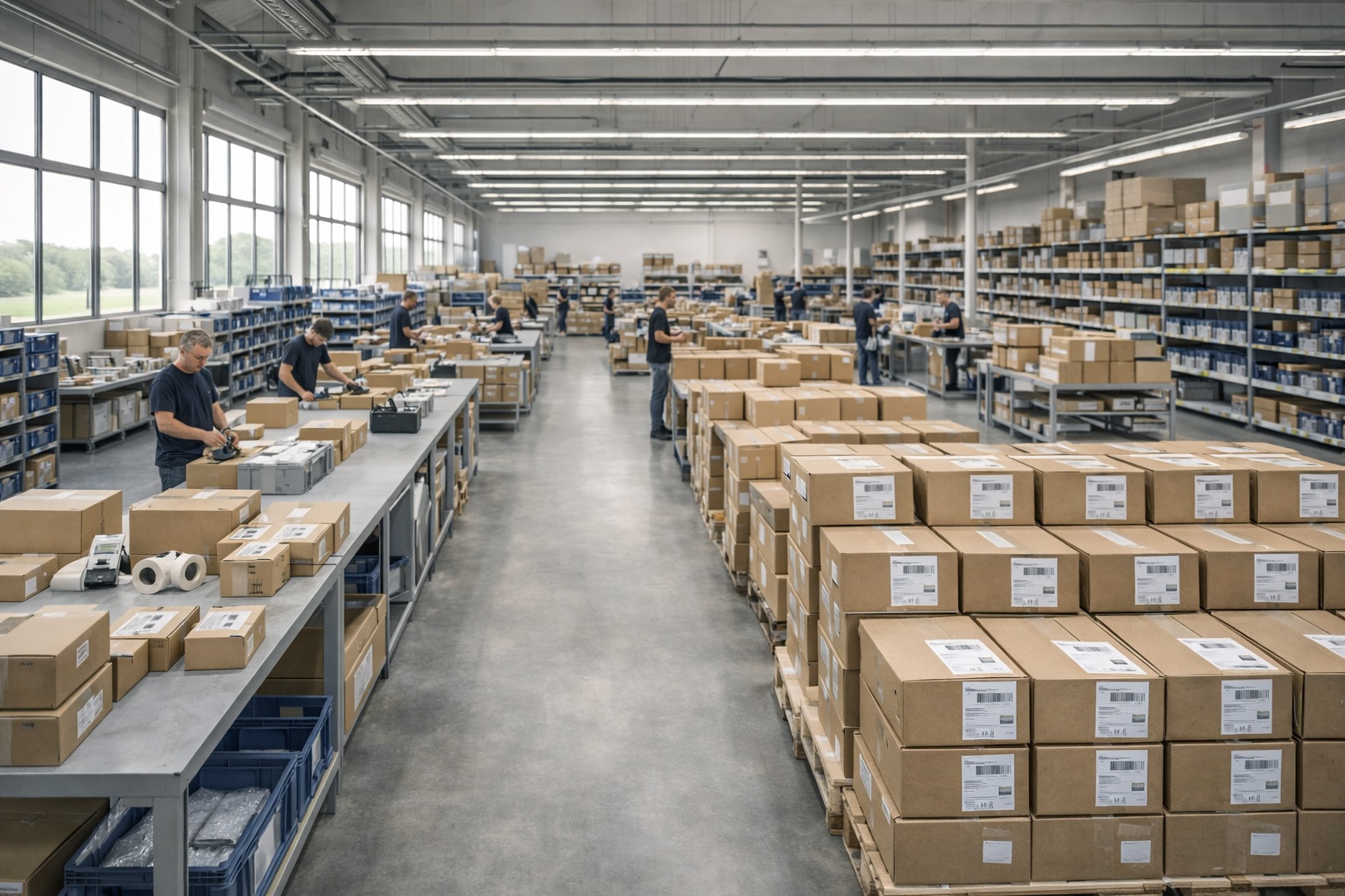 Lager und Versandabwicklung