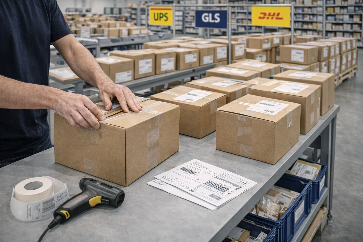 Versandabwicklung von Sendungen