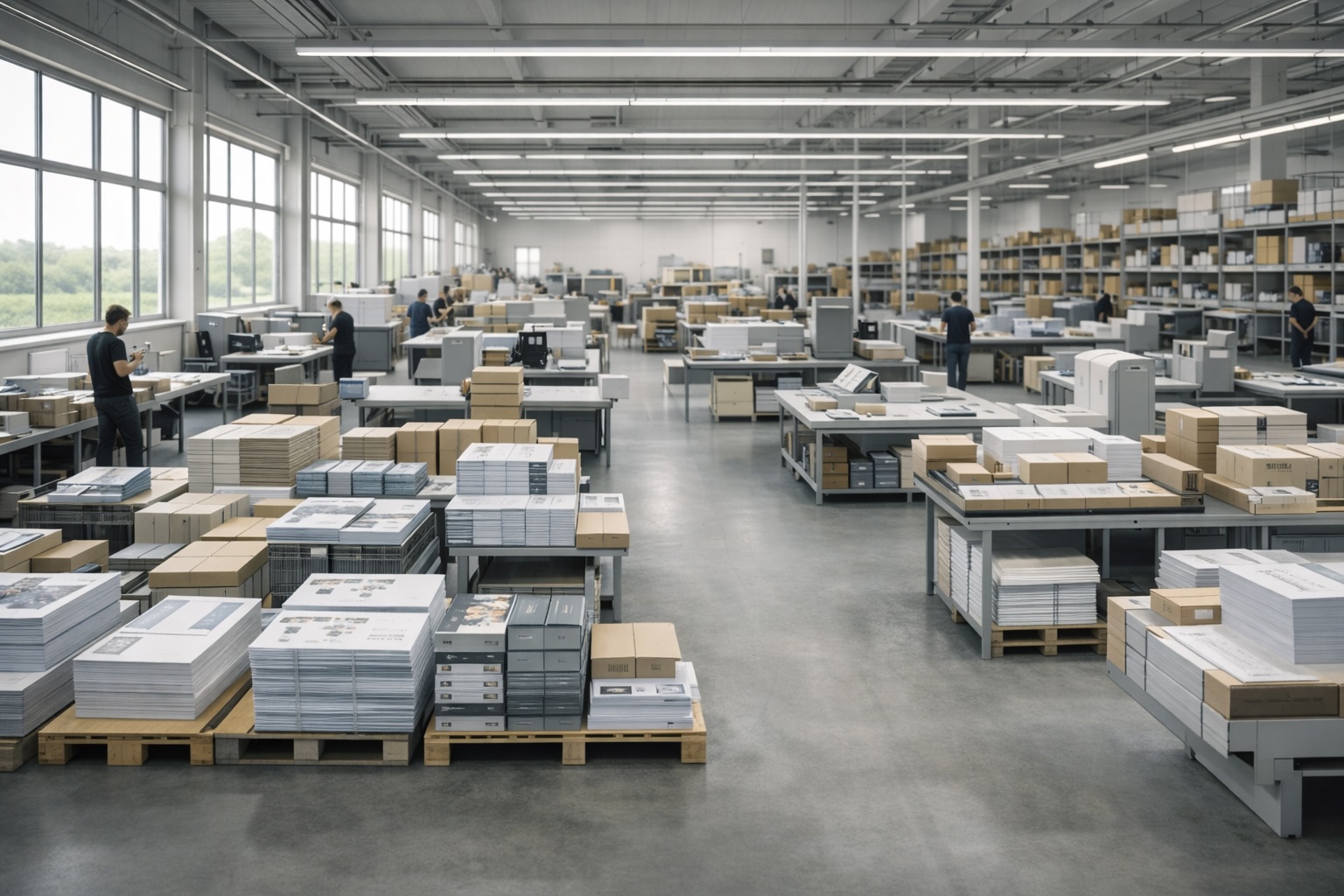 Weiterverarbeitung von Druckprodukten