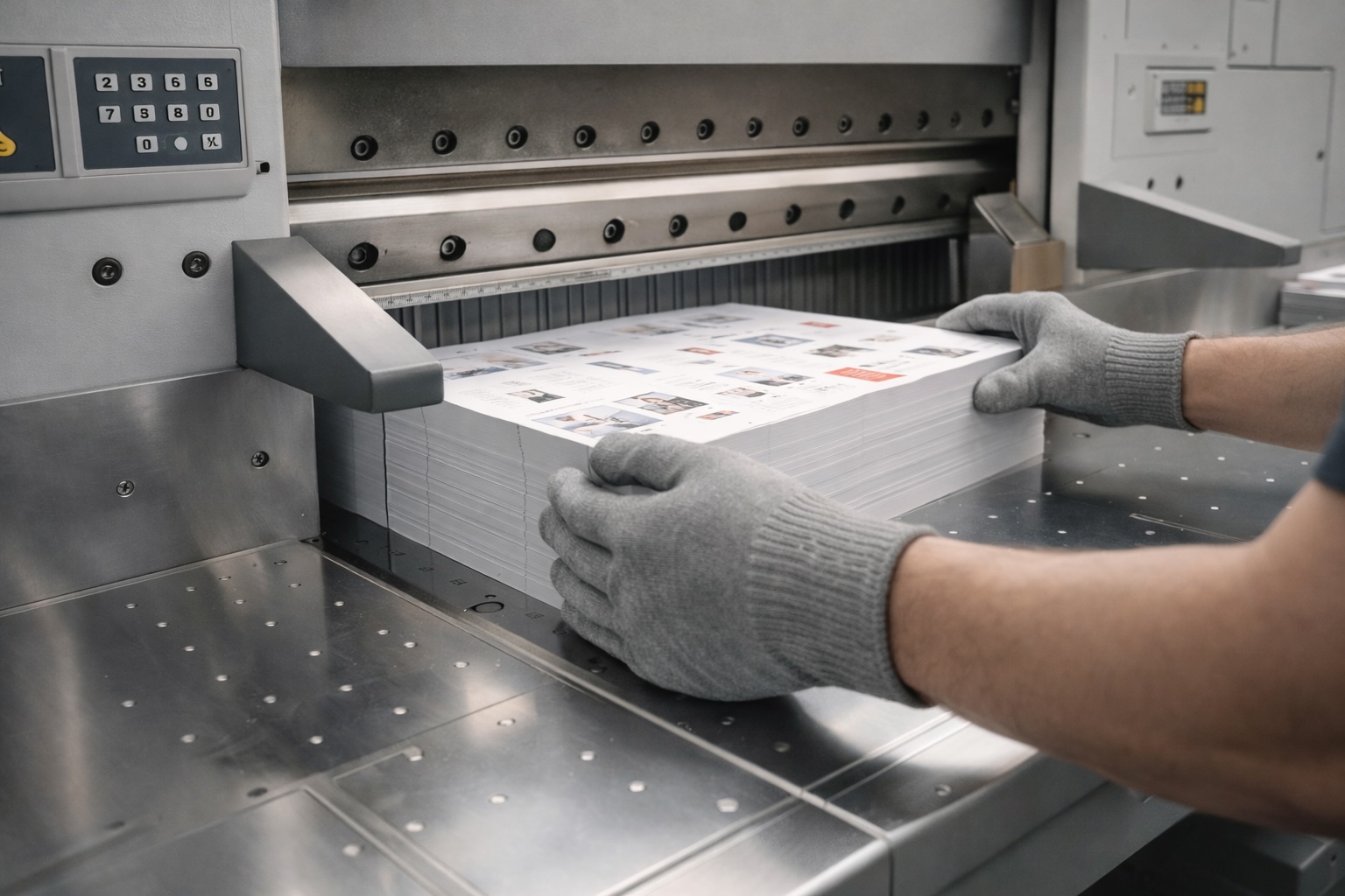 Schneiden und Zuschnitt von Produkten